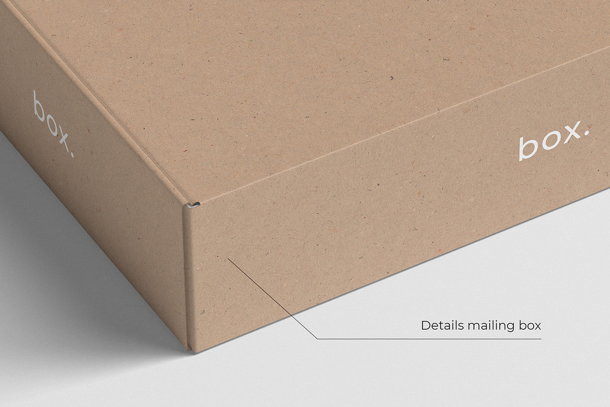 Mailing Box Mockup Set, a Packaging Mockup by Hokagata (Photo 3 of 13)
