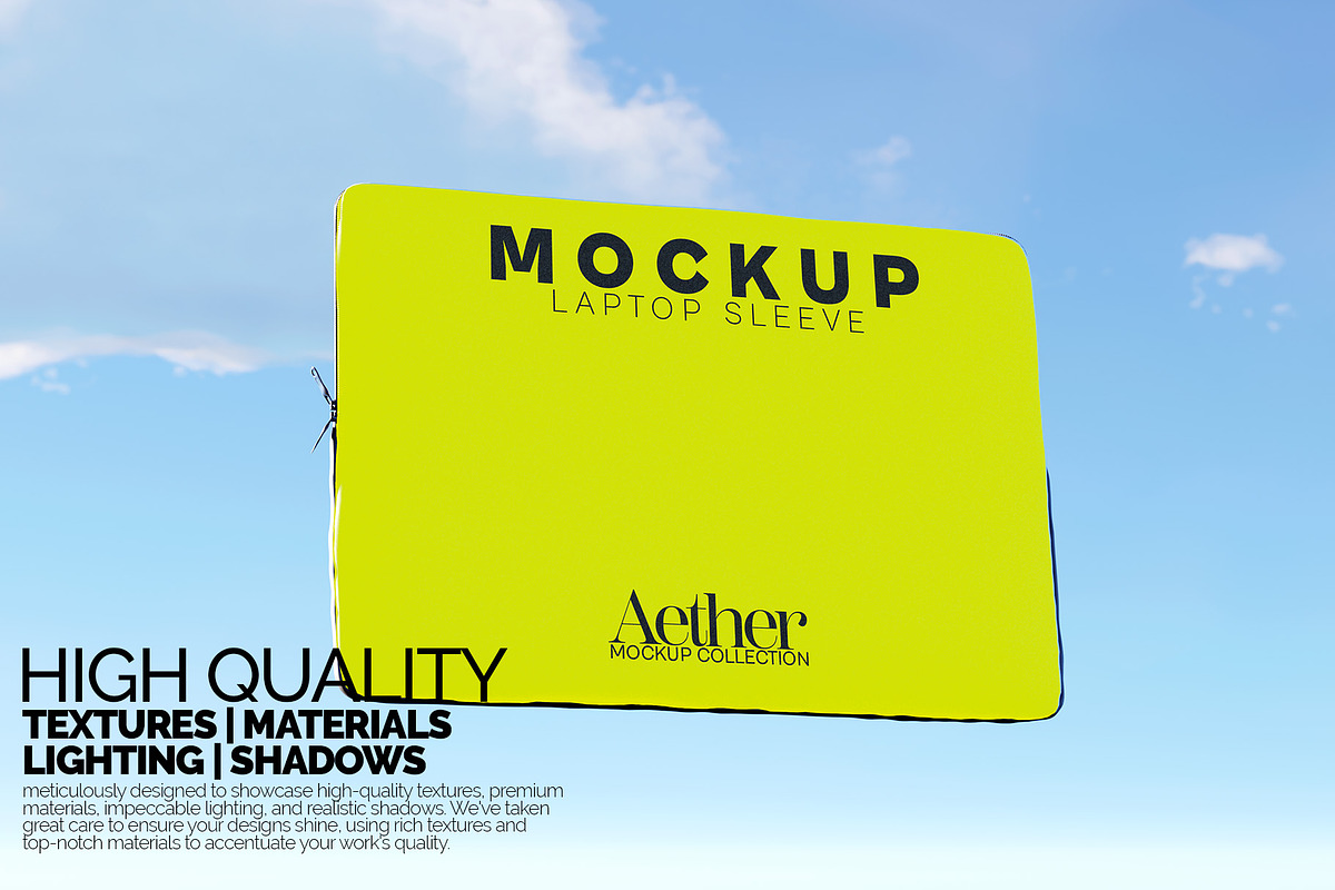 Laptop Sleeve Mockup Bundle, a Merchandise Mockup by Banana Mockups (Photo 2 of 6)