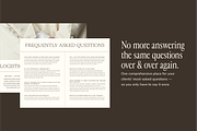 Client Welcome Guide Template, a Presentation Template by MARA Design Co. (Thumbnail 3 of 6)