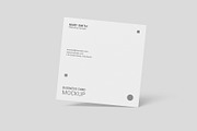 Floating Square Business Card Mockup, an Advertising Mockup by graphypix (Thumbnail 3 of 4)
