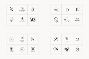 Monogram Logo Kit Bundle, a Branding & Logo Template by Studio Kumo (Thumbnail 4 of 14)