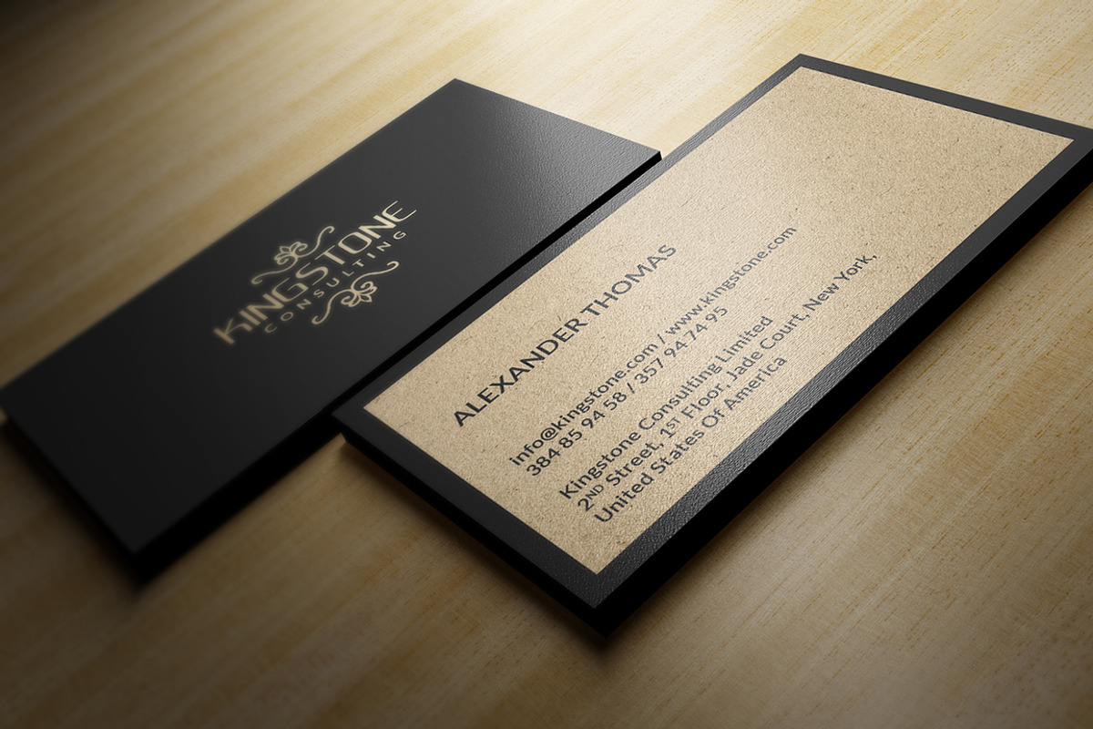 Simple Kraft Business Card, a Business Card Template by Marvel (Photo 2 of 5)