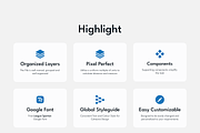 Responsive Design Lab Agency Website, an UI Kit Template by Design Lab (Thumbnail 2 of 7)