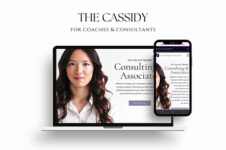 WIX Website Template for Consultants, a Wix Template by CreatedbyVision LLC