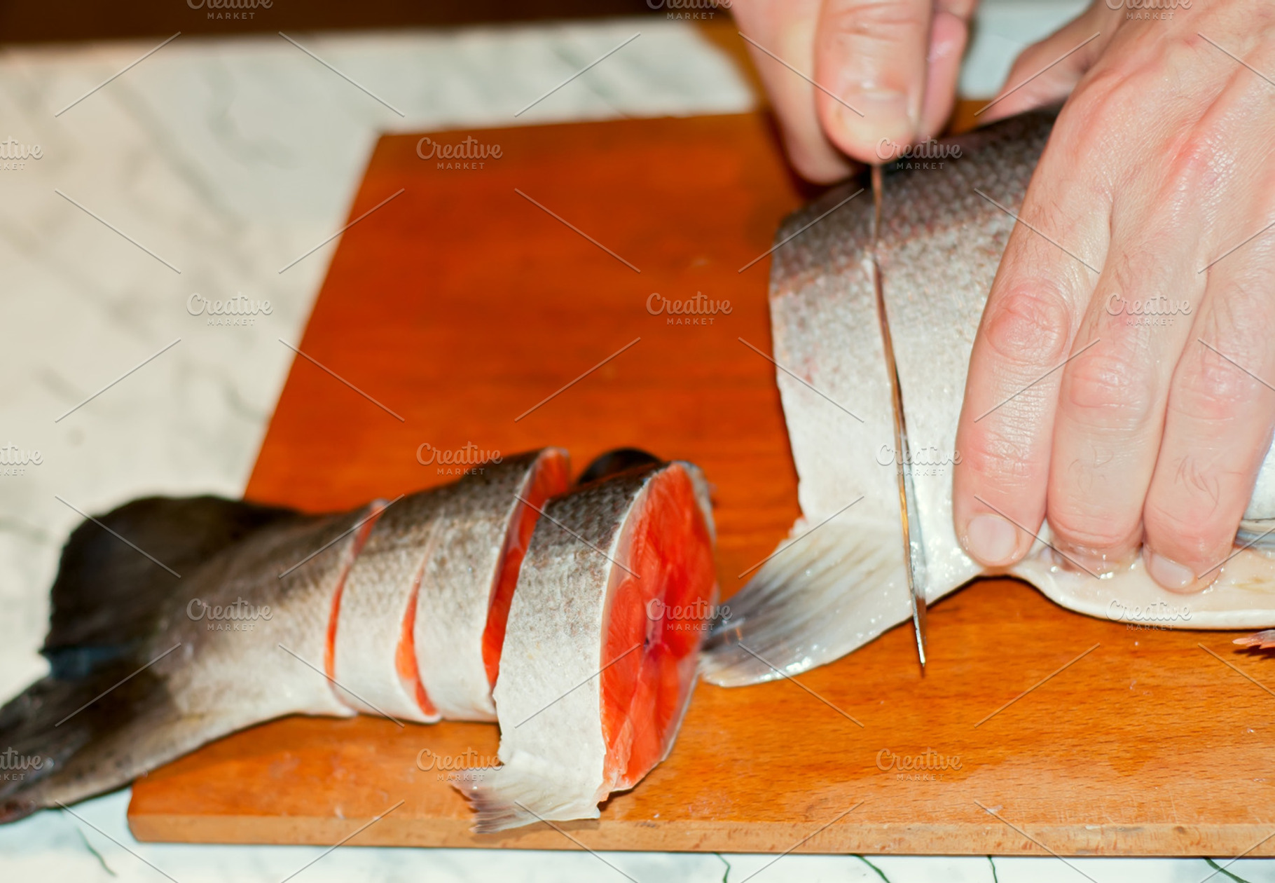 Cutting of Fish