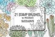 Stamp brushes for Procreate, a Brush Add-On by ViktoriArt (Thumbnail 1 of 4)