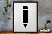 Pencils Silhouette SVG, an Object Illustration by newminddesign (Thumbnail 3 of 3)