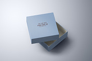 Square Rigid Two-Piece Box Mockup, a Packaging Mockup by Sheikhadesign (Thumbnail 10 of 11)