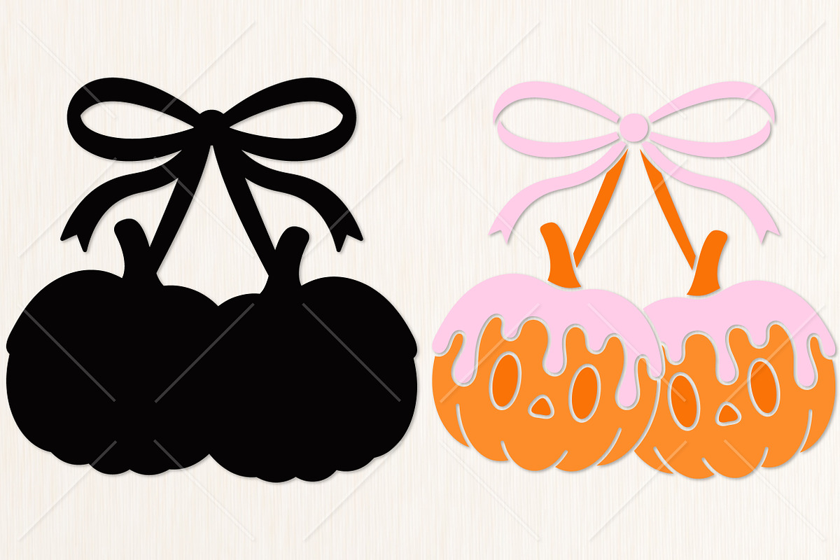 Halloween Pumpkin Bow Laser Cut SVG, an Object Graphic by Canvas Craft (Photo 3 of 3)