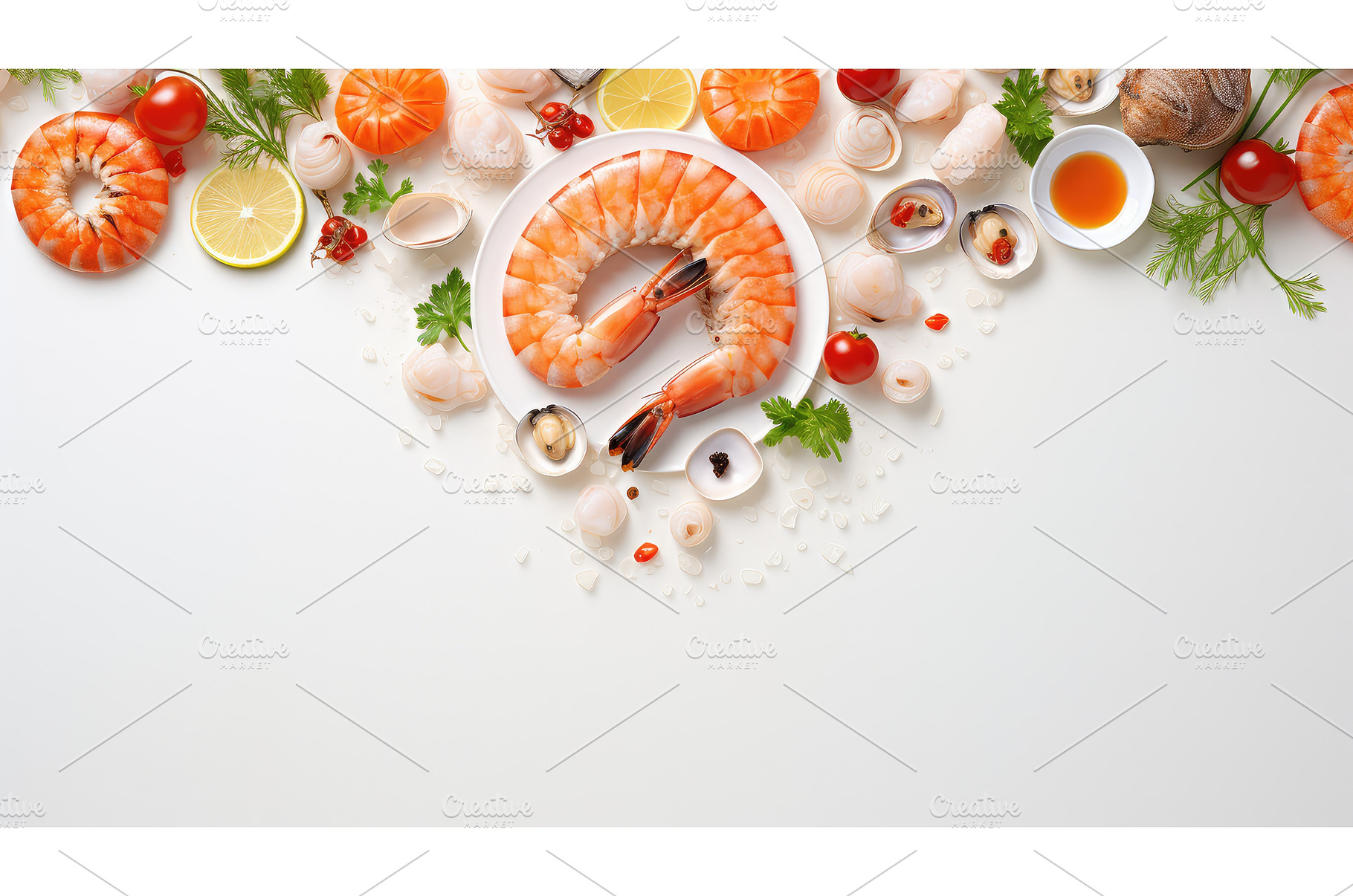 table white food background ai, a Food & Drink Photo by pikepicture