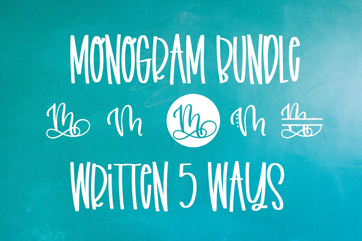 Monogram Bundle - 5 Styles in 1! preview 2