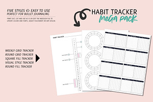 Simple Habit Tracker Mega Pack