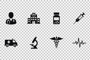 Medical Icon Vector Bundle, an Object Graphic by Artonix (Thumbnail 3 of 3)