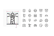 Budicon - 1335 pixel perfect icons, an Outline Icon by Budi (Thumbnail 2 of 2)