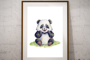 Printable Panda Wall Art