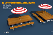 40 Street elements Collection Pack, an Architecture 3D Model by multimedia4ds (Thumbnail 20 of 70)