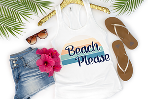 Beach Lagoon, Brush Script Font