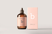 Amber Glass Bottle Mockups, a Cups & Container Mockup by pmvch (Thumbnail 4 of 20)