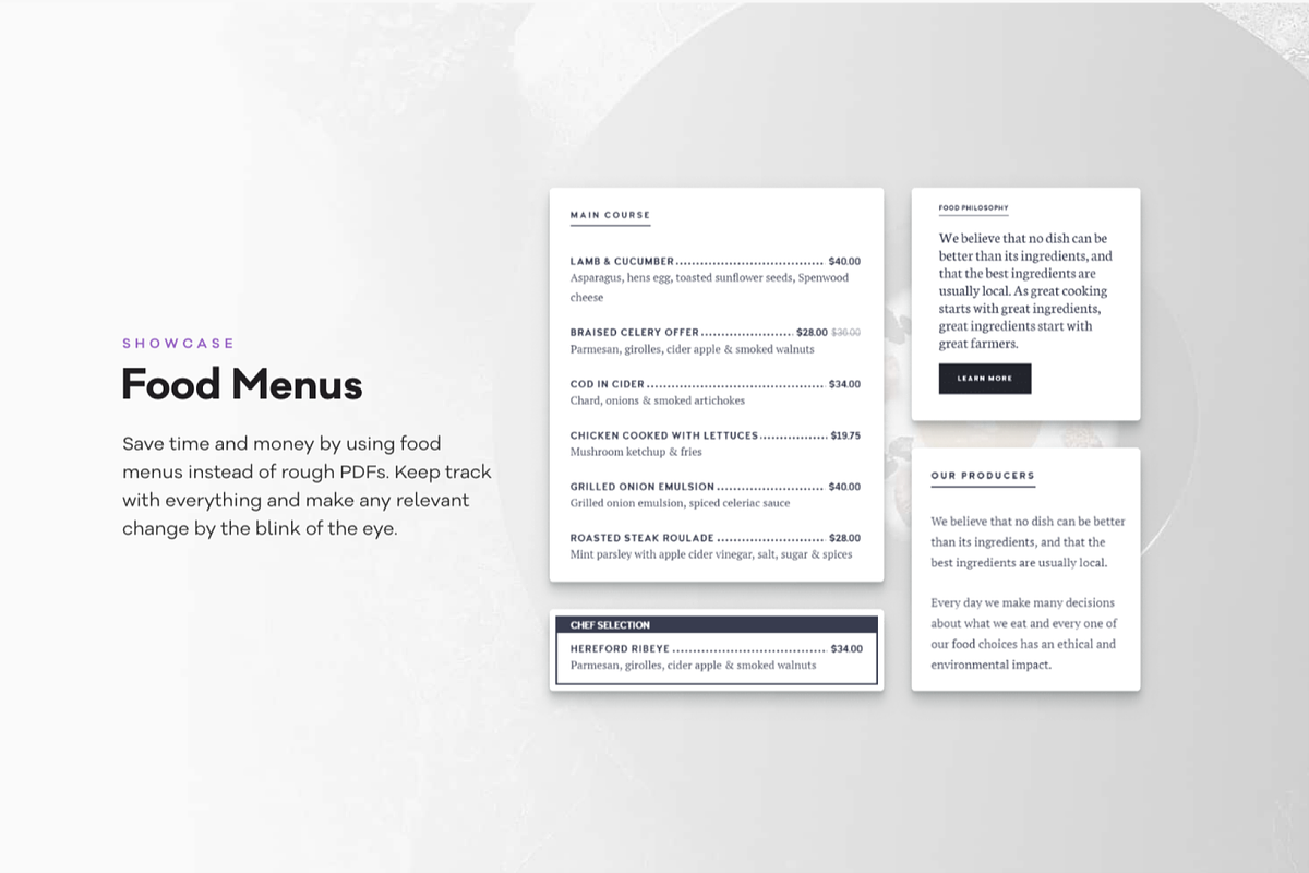 Osteria - Restaurant WordPress Theme, a WordPress Template by Pixelgrade (Photo 3 of 5)