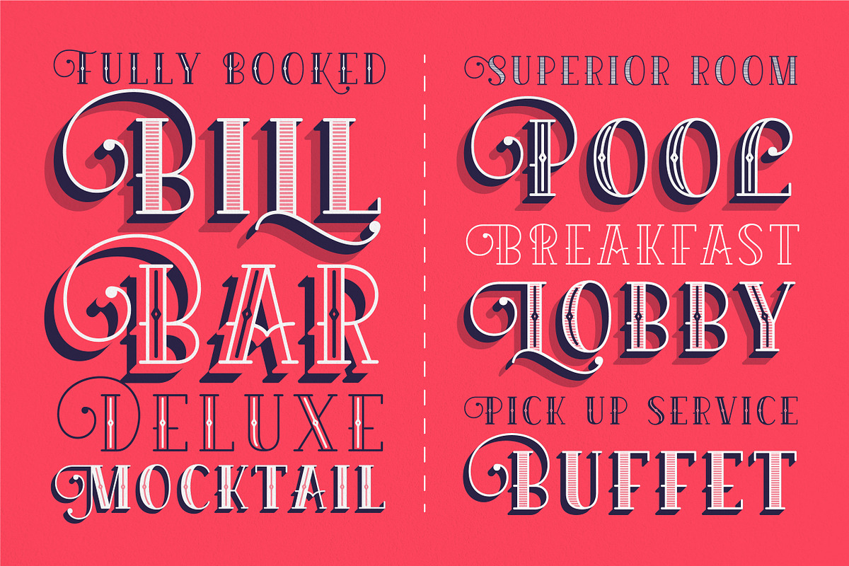 Beijin Layered Font, a Serif Font by Abbasy Studio (Photo 2 of 9)