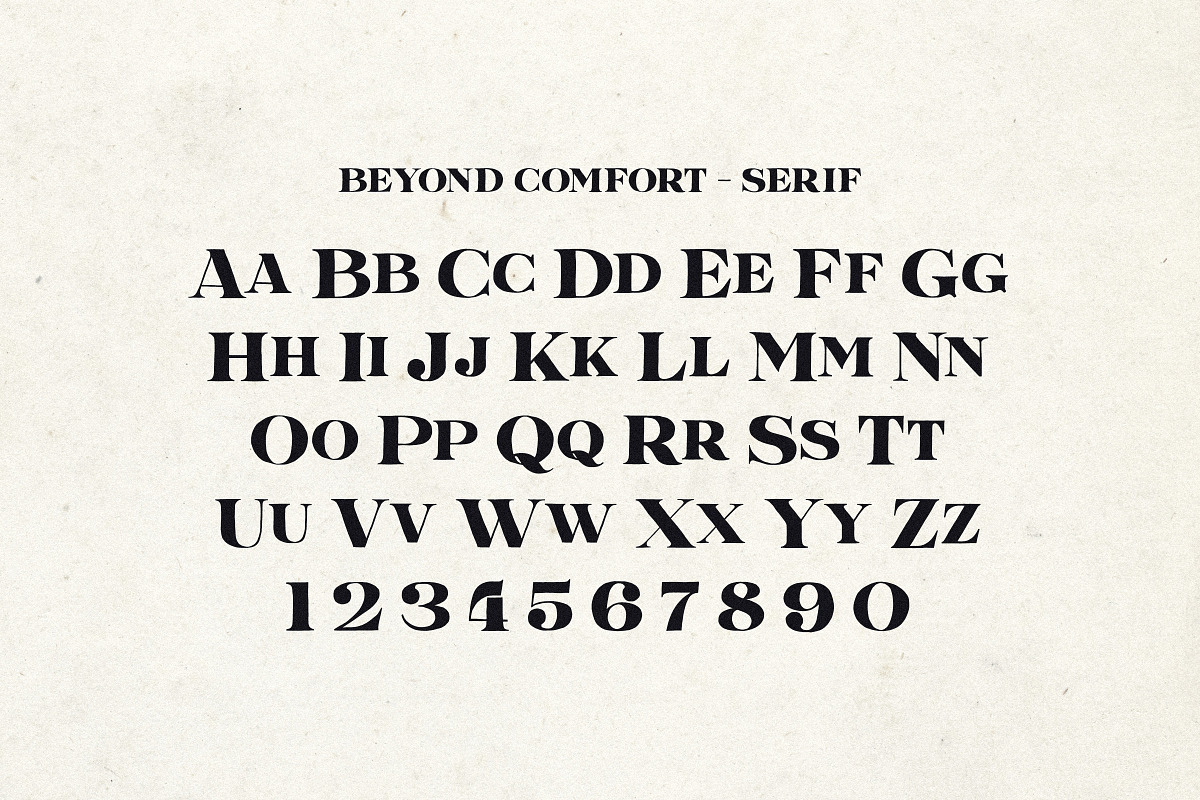 Beyond Comfort - Classy Font Duo, a Serif Font by Tom Chalky (Photo 12 of 13)