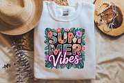Summer Vibes Png, Summer Sublimation, an Illustration by RobertsArt (Thumbnail 7 of 7)