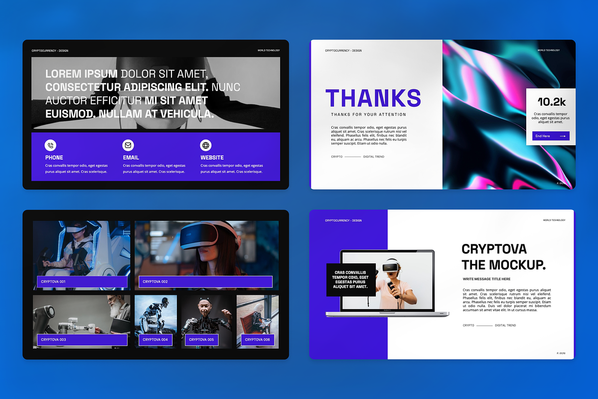 Cryptocurrencey Google Slide, a Presentation Template by SquidPixey (Photo 4 of 7)