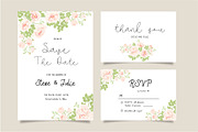 FONT SET&Rose Garden vector element, an Illustration by MooBeer (Thumbnail 2 of 6)