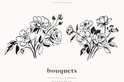 Hand Drawn Bouquets, a Decorative Illustration by PeDe Designs (Thumbnail 8 of 10)