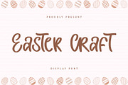 Easter Craft | Display Font, a Handwritten Font by esamaradany (Thumbnail 1 of 8)