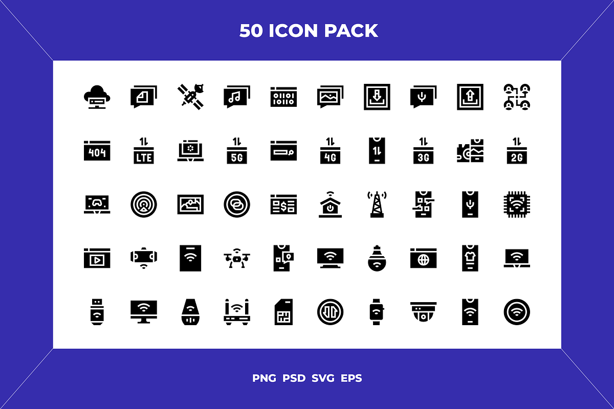 Internet technology icons, an Outline Icon by Wencory (Photo 1 of 2)