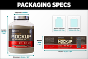 5lb Whey Protein Jar Mockup D3-Pro, a Packaging Mockup by Design Warlord (Thumbnail 13 of 16)
