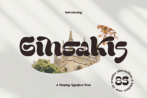 Ginsakis Groovy Typeface