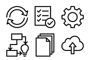 350 Project Management Icons, an Outline Icon by adenpinkstore (Thumbnail 8 of 14)