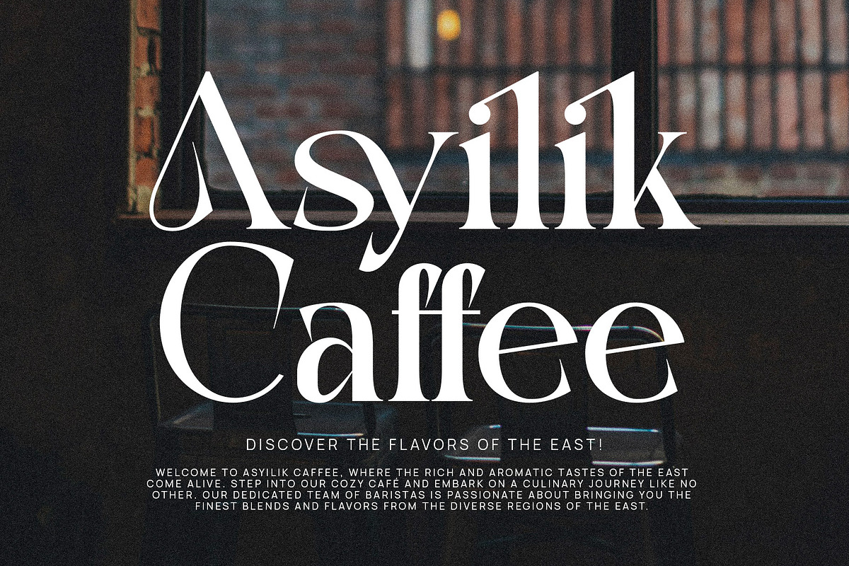 Cettinsd Elegant Serif Font Typeface, a Serif Font by Perfectype (Photo 4 of 6)