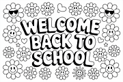Back to School Coloring Pages design, an Illustration by Amazin_art (Thumbnail 5 of 13)