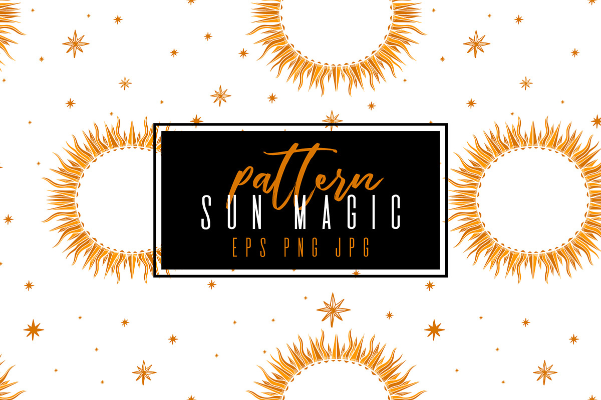 Pattern set - Sun Magic, a Pattern Graphic by Moonflora (Photo 9 of 13)