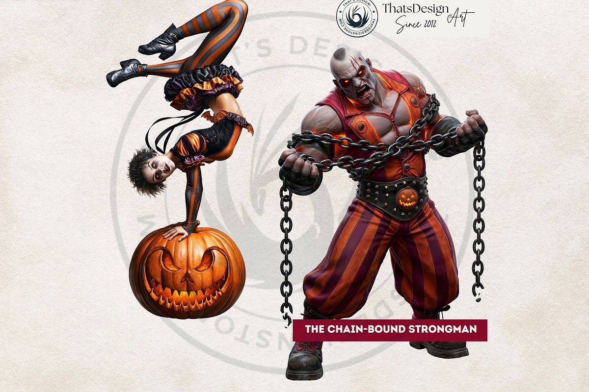 Hallowmere Halloween RPG characters, a Seasonal Illustration by ThatsDesignArt (Photo 7 of 17)