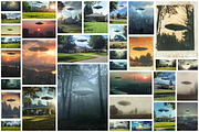 97 UFO objects flying in the sky, a Transportation Photo by Handmadefont (Thumbnail 3 of 101)