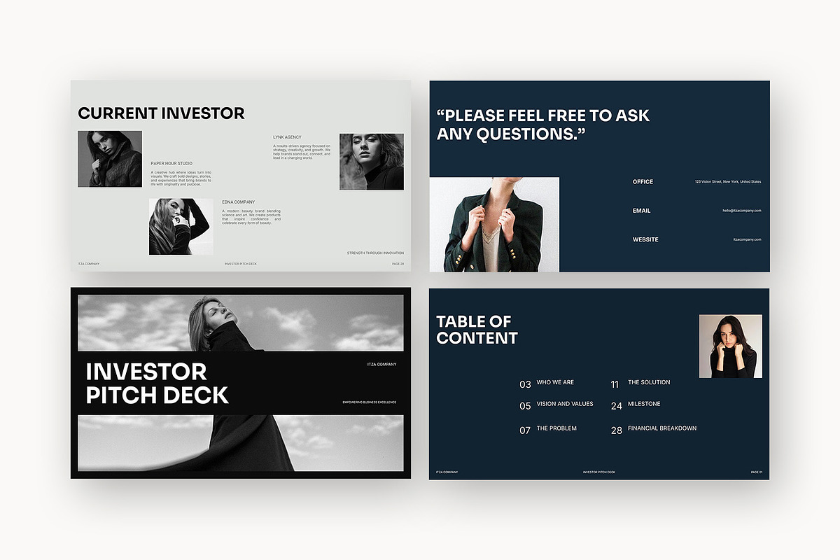 Itza : Investor Pitch Google Slides, a Presentation Template by Punkl Camp (Photo 9 of 16)