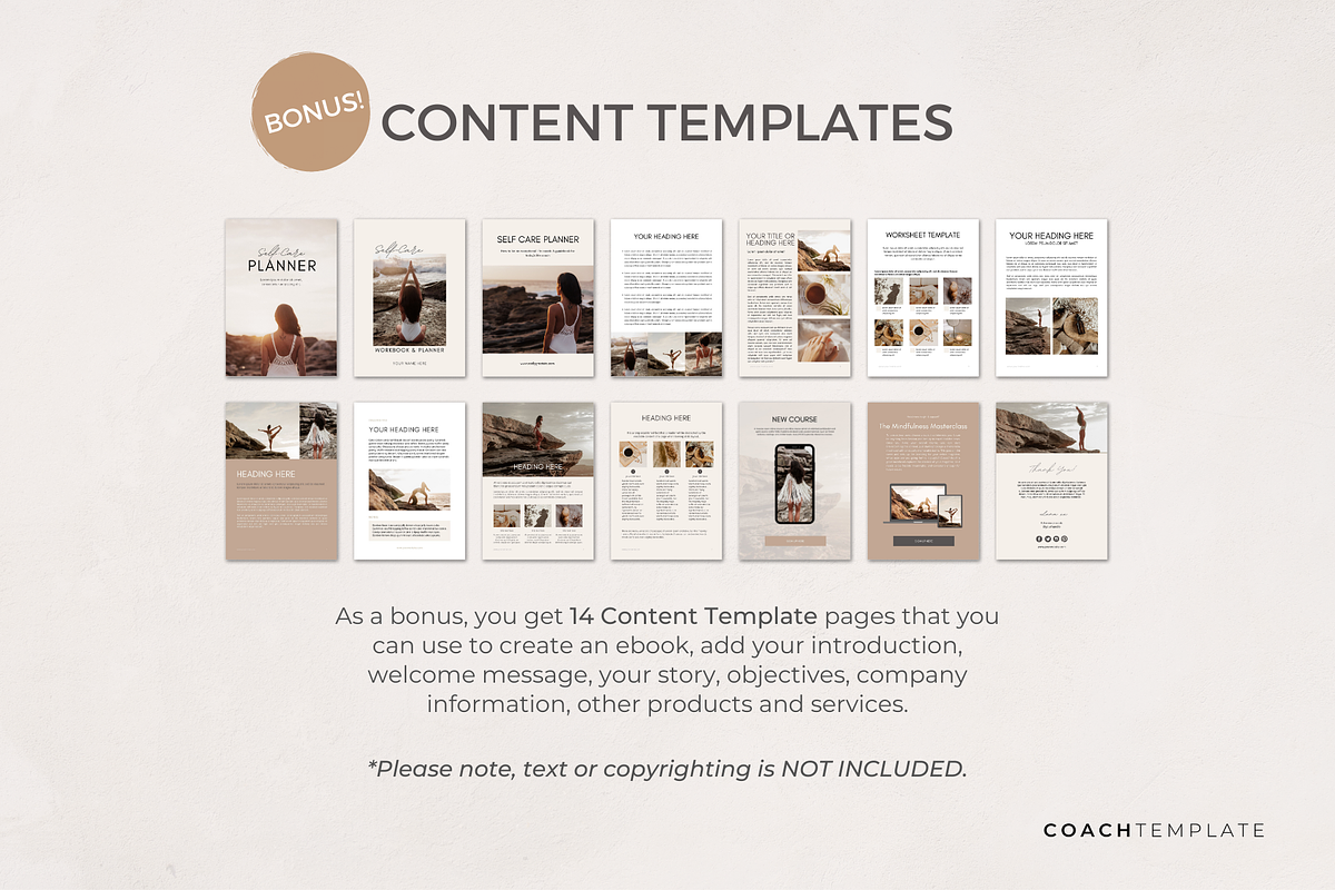 Self Care Planner Journal Template, a Marketing Template by COACHTEMPLATE (Photo 6 of 13)