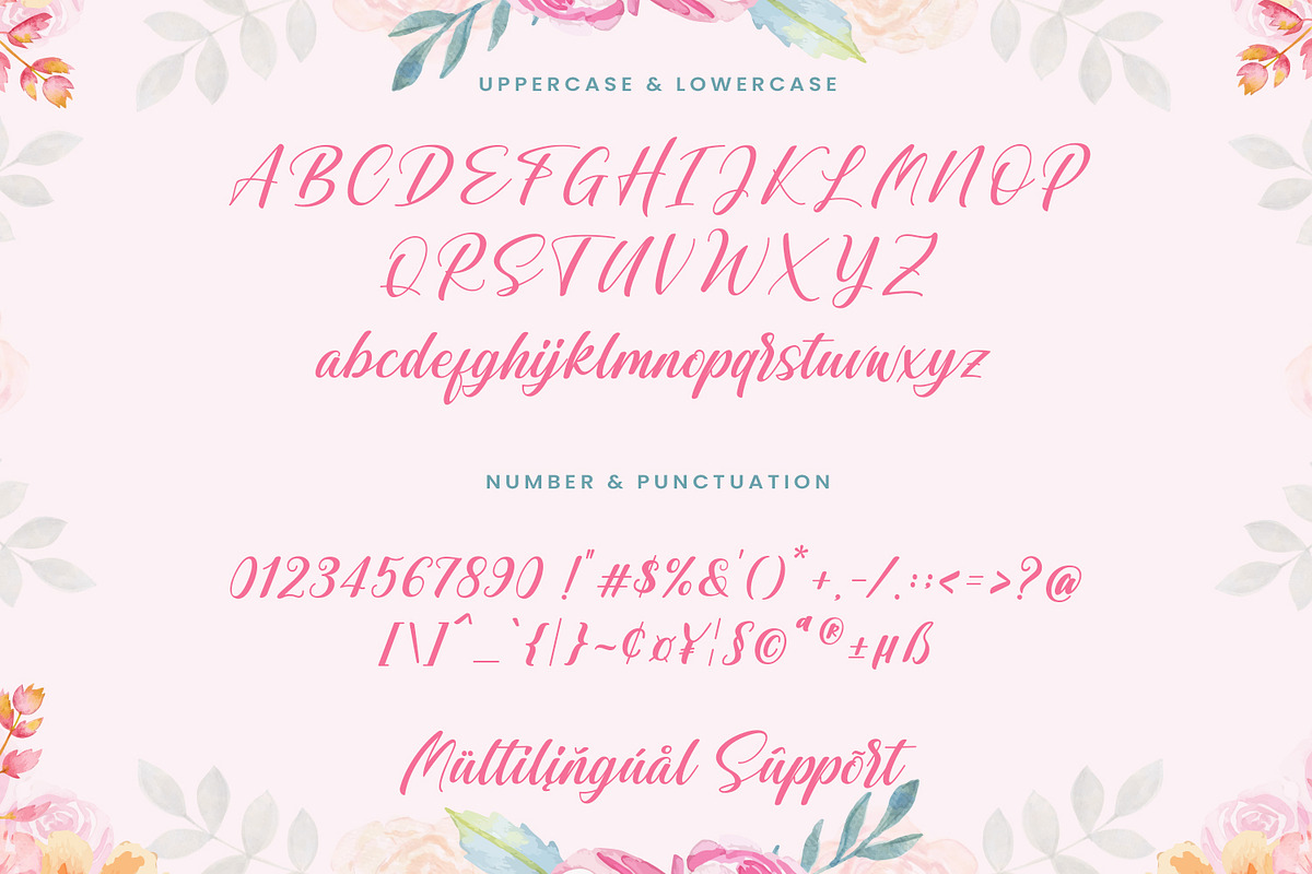 Miladia lovely script font, a Script Font by nizarbagasm (Photo 5 of 7)