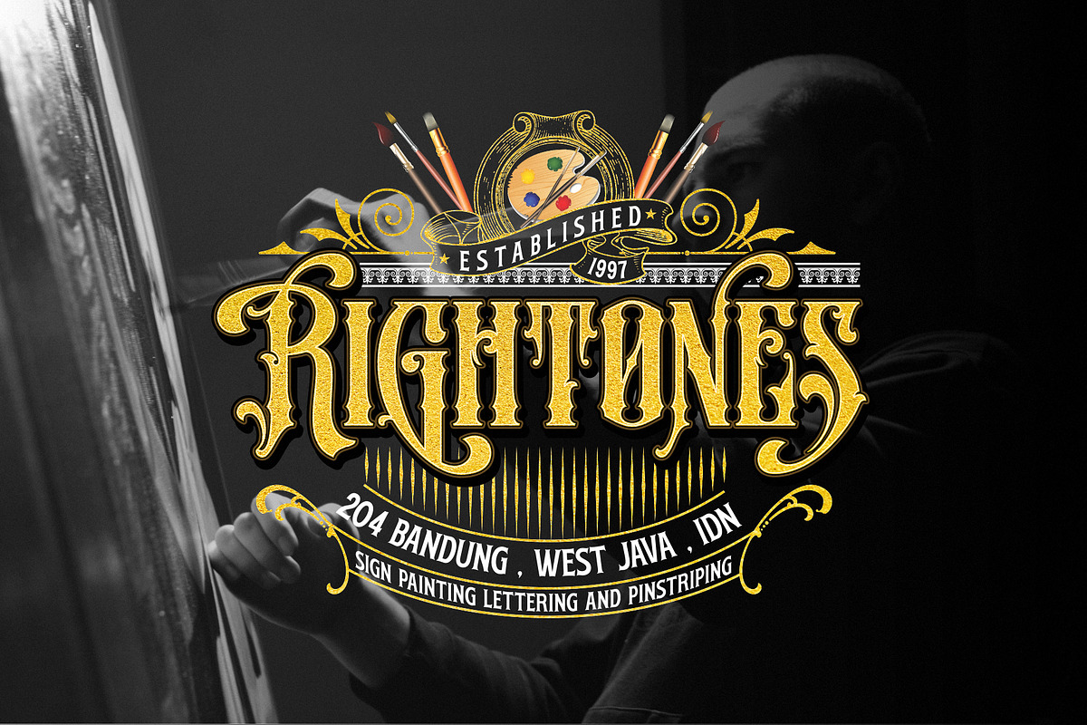Nightson, a Blackletter Font by uncurve (Photo 8 of 9)