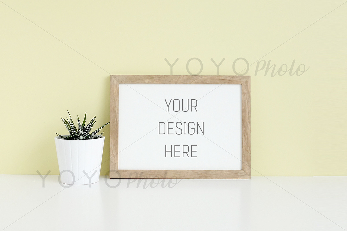 A4 Landscape Styled Frame Photo, a Print Template by YOYO Photo
