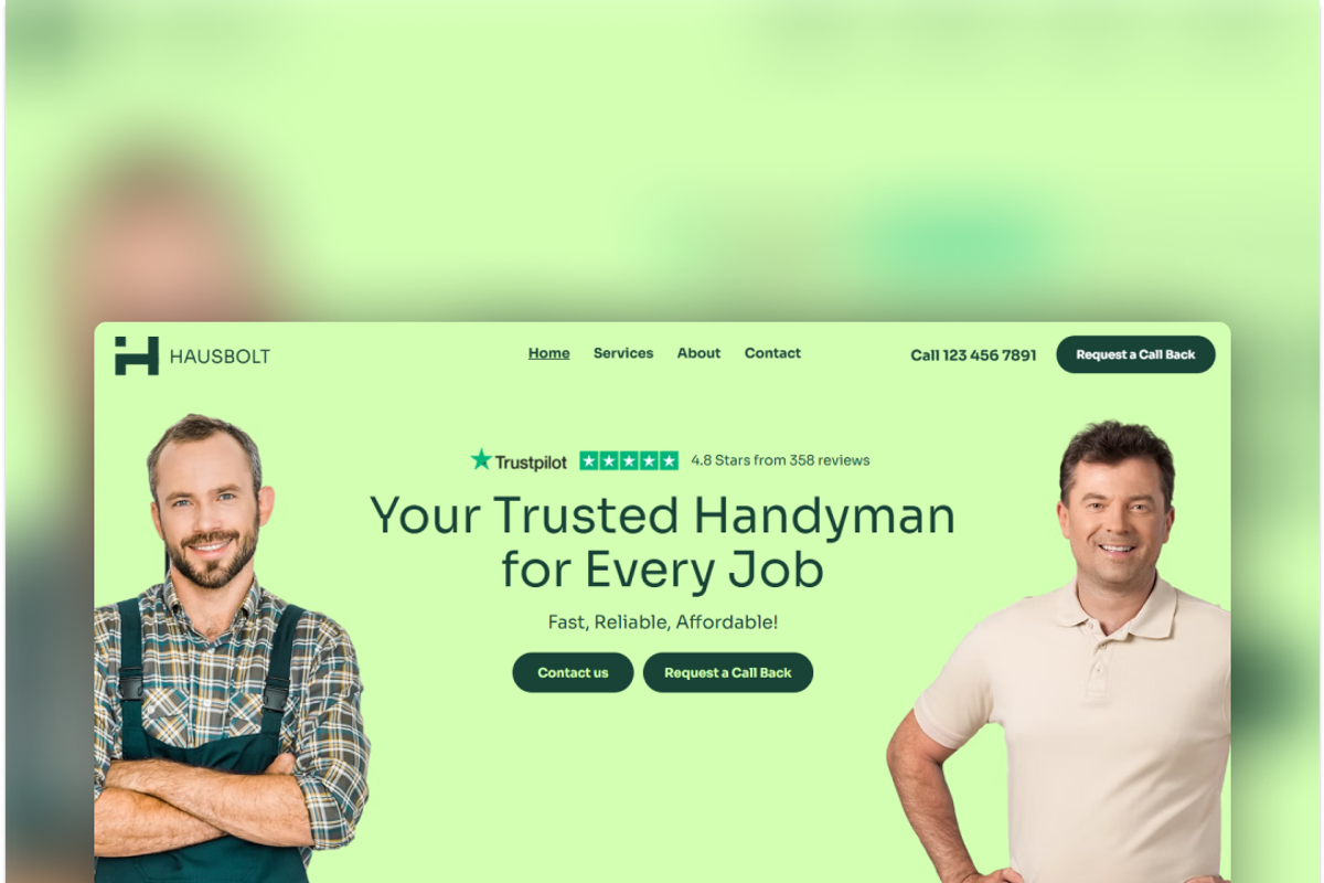 Handyman Wix Studio Template, a Wix Template by DanBaronetti (Photo 1 of 6)