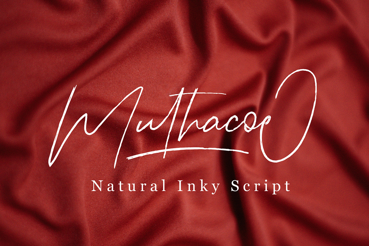 Muthacoe | Natural Inky Script
