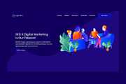 Website Header with illustration, a Device Mockup by Avabil (Thumbnail 2 of 10)
