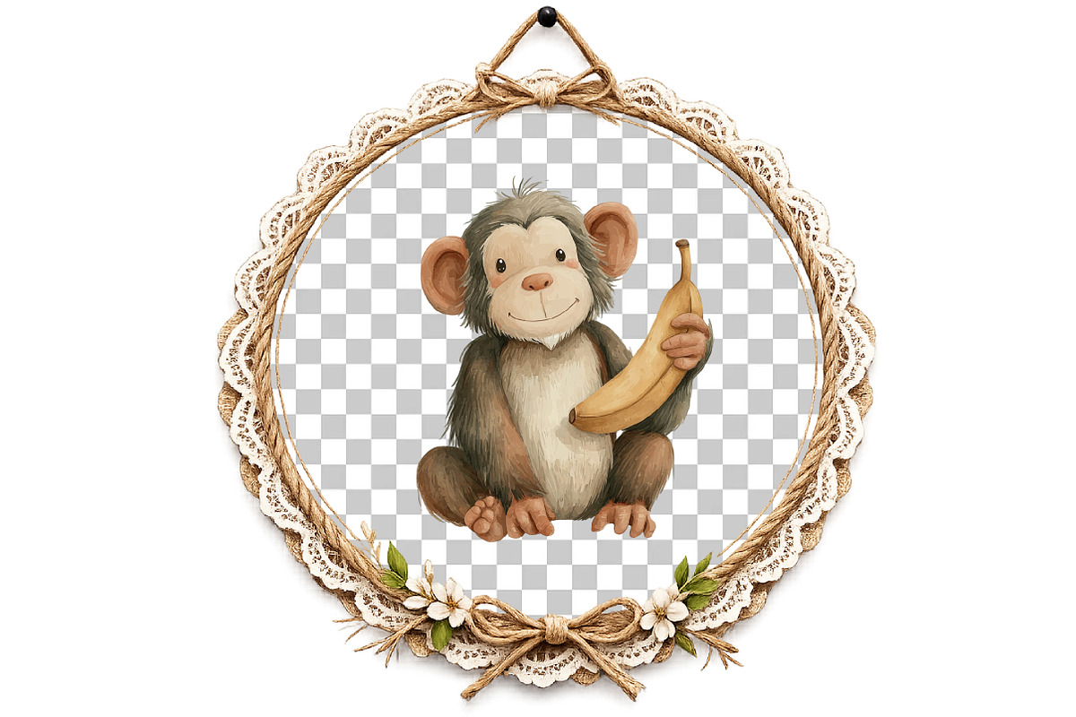 Safari Baby Animals Clipart, an Illustration by DreamArtGraphic (Photo 8 of 8)