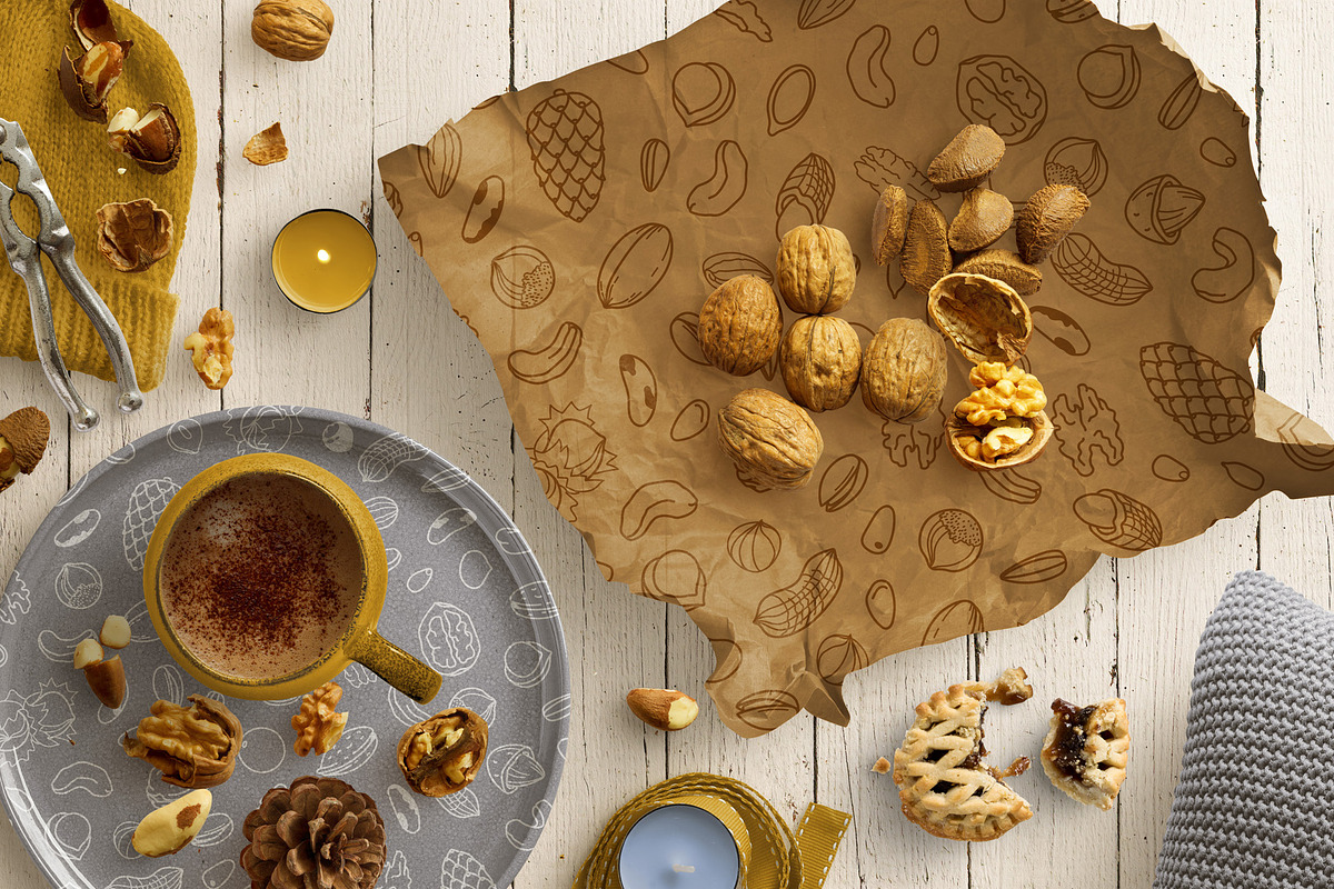 Nuts and Seeds - Food Clipart, a Food Illustration by Baksiabat (Photo 5 of 6)
