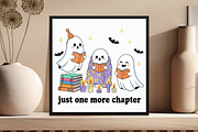 Just One More Chapter Ghost PNG, an Illustration by DreamCafeArt (Thumbnail 5 of 7)